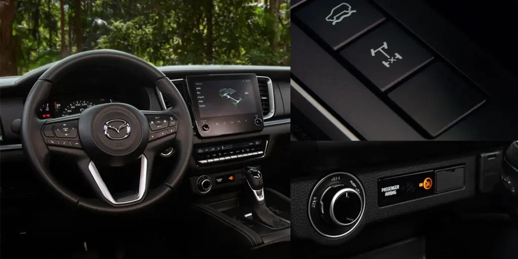 Interior de la nueva Mazda BT-50