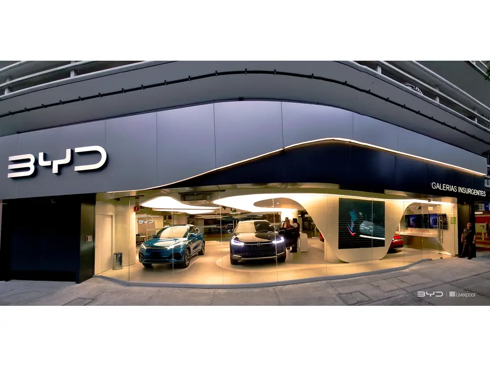 Agencia BYD en Benito Juárez, Ciudad de México