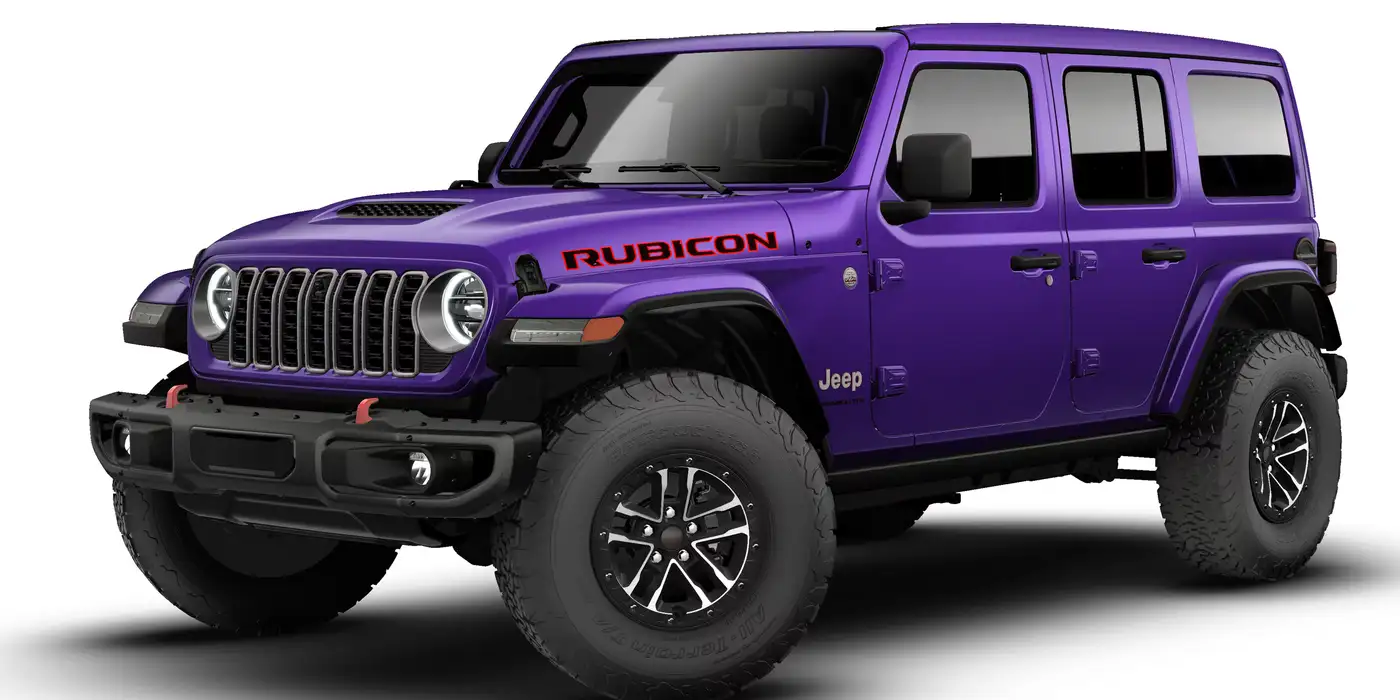 jeep wrangler rubicon reign 2026 purpura soft top